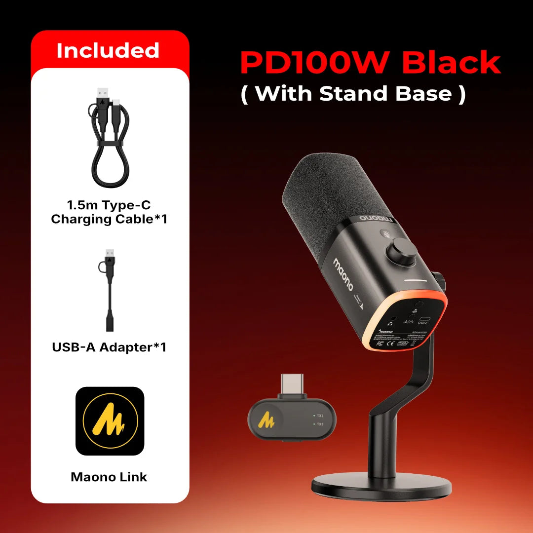 MAONO PD100W Wireless Microphone