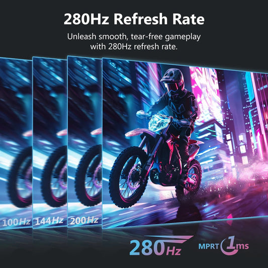 Z-EDGE 27 Inch Curved Gaming Monitor 280Hz - ZYVEXO