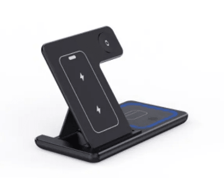 15W 3 In 1 LED Foldable Fast Wireless Charger Stand - ZYVEXO