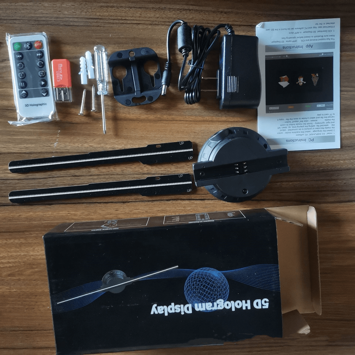 3D Hologram Ad Fan Display - ZYVEXO