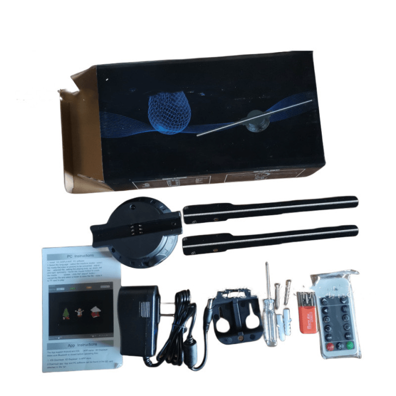 3D Hologram Ad Fan Display - ZYVEXO