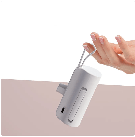 5000mAh Portable Charger with Built-In Cable - ZYVEXO