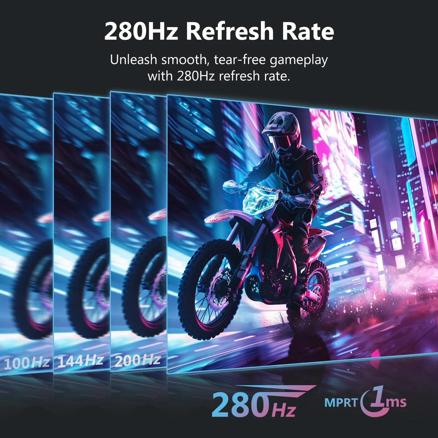 Z-EDGE 27 Inch Curved Gaming Monitor 280Hz