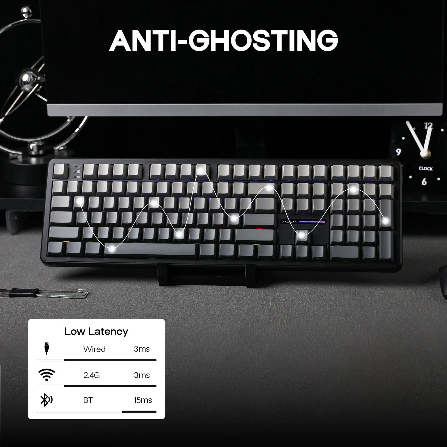 EPOMAKER x AULA F108  100% Wireless Mechanical Keyboard