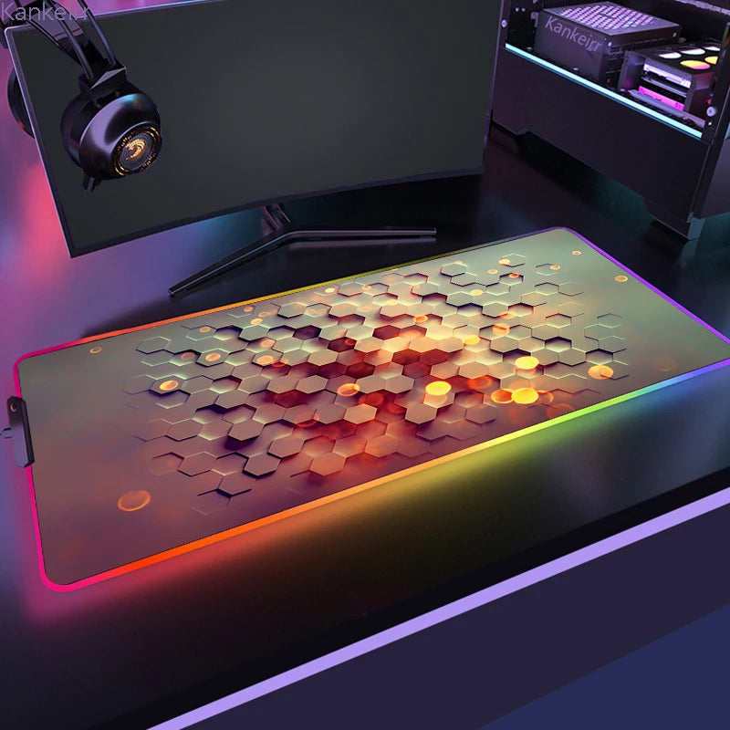 RGB Hexagonal Mouse Pad