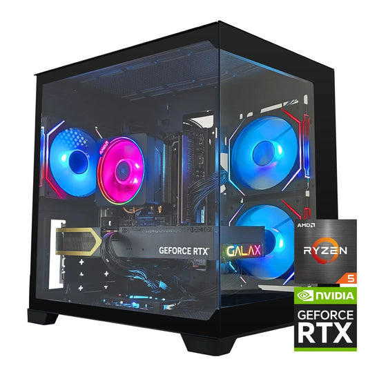RSION Gaming PC AMD R5 5600 CPU RTX5060 32G RAM 1TB SSD