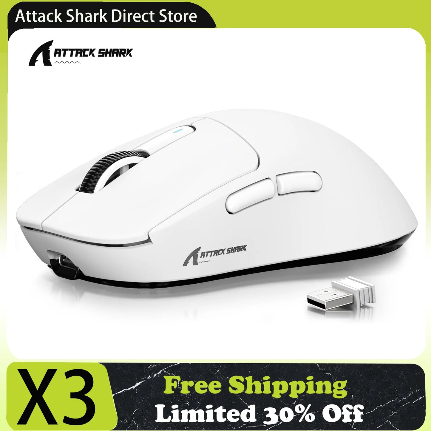 ATTACK SHARK X3  Gaming Mouse