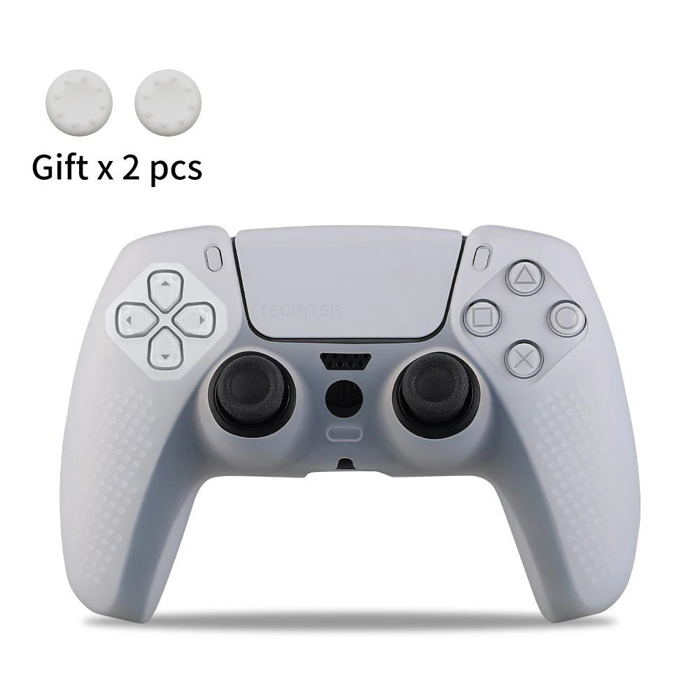 for PS5 Controller Silicone Protective Case Gamepad Rubber Cover Skin Sleeve Protector