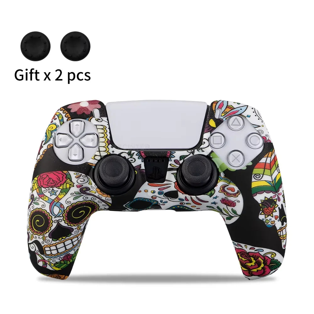 for PS5 Controller Silicone Protective Case Gamepad Rubber Cover Skin Sleeve Protector