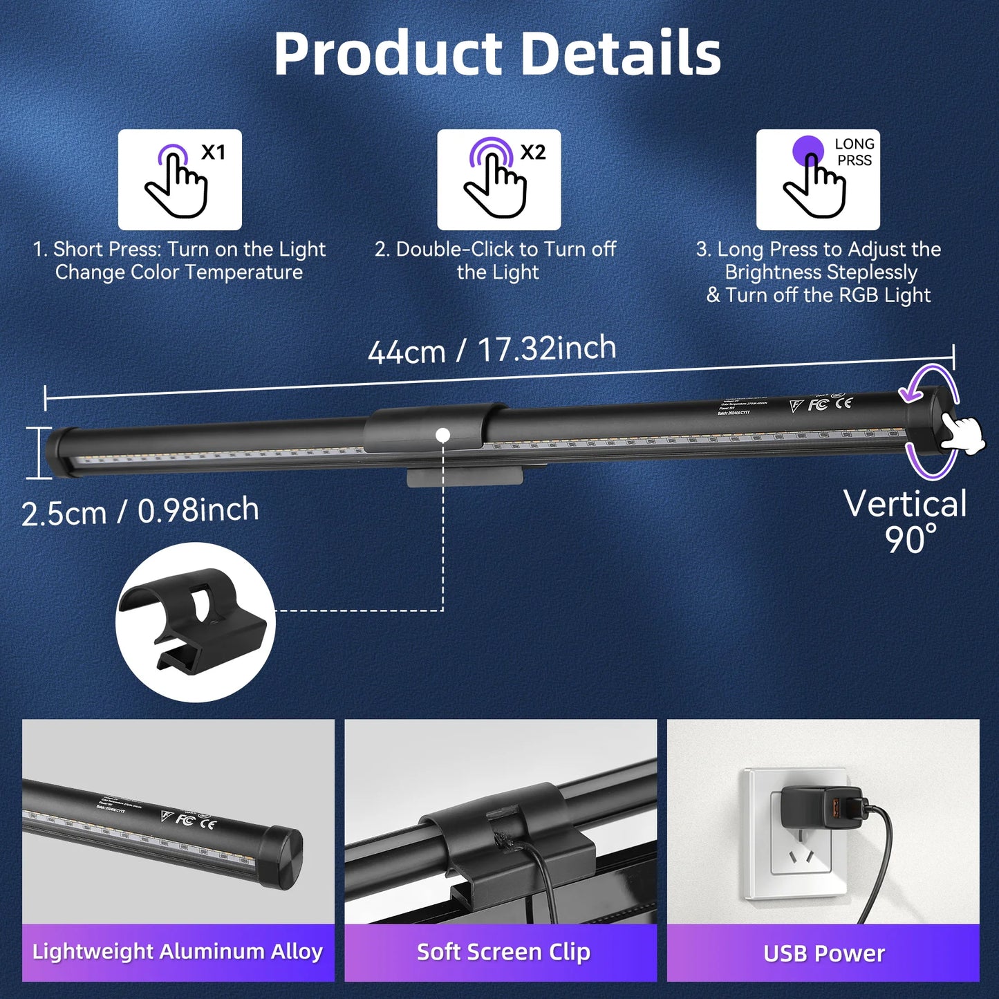 LED Monitor Light Bar