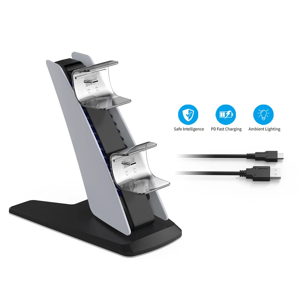 Controller Charger Dock For PS5 Dual Charging