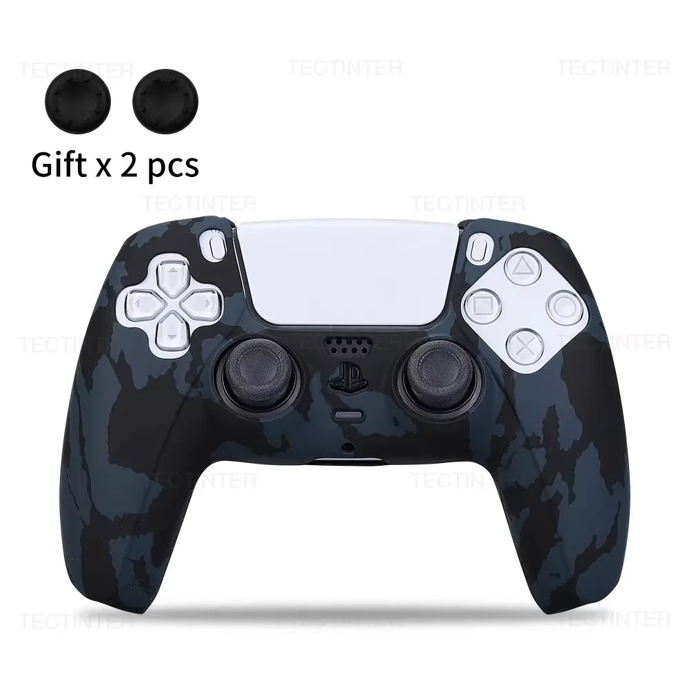 for PS5 Controller Silicone Protective Case Gamepad Rubber Cover Skin Sleeve Protector