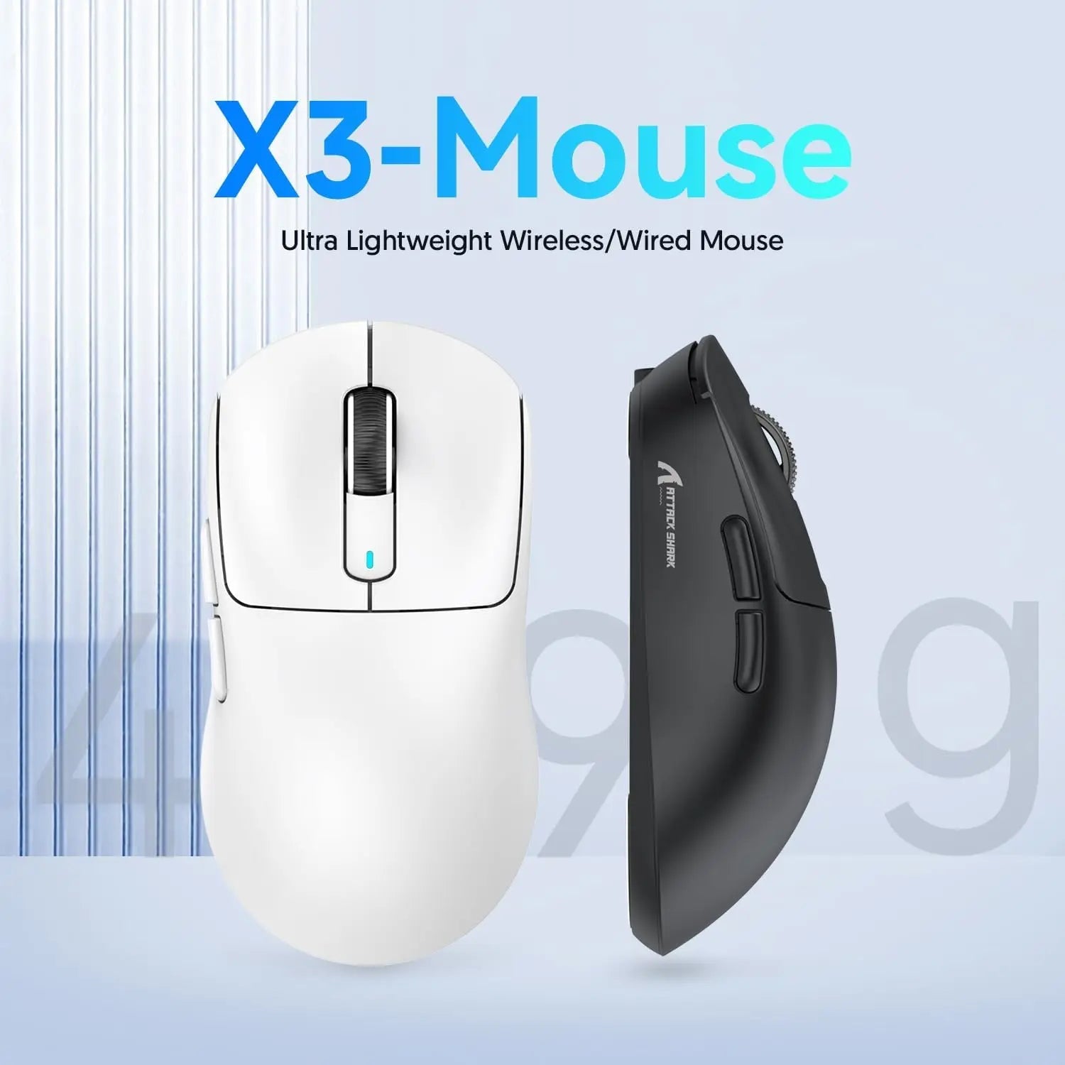 ATTACK SHARK X3 Gaming Mouse - ZYVEXO