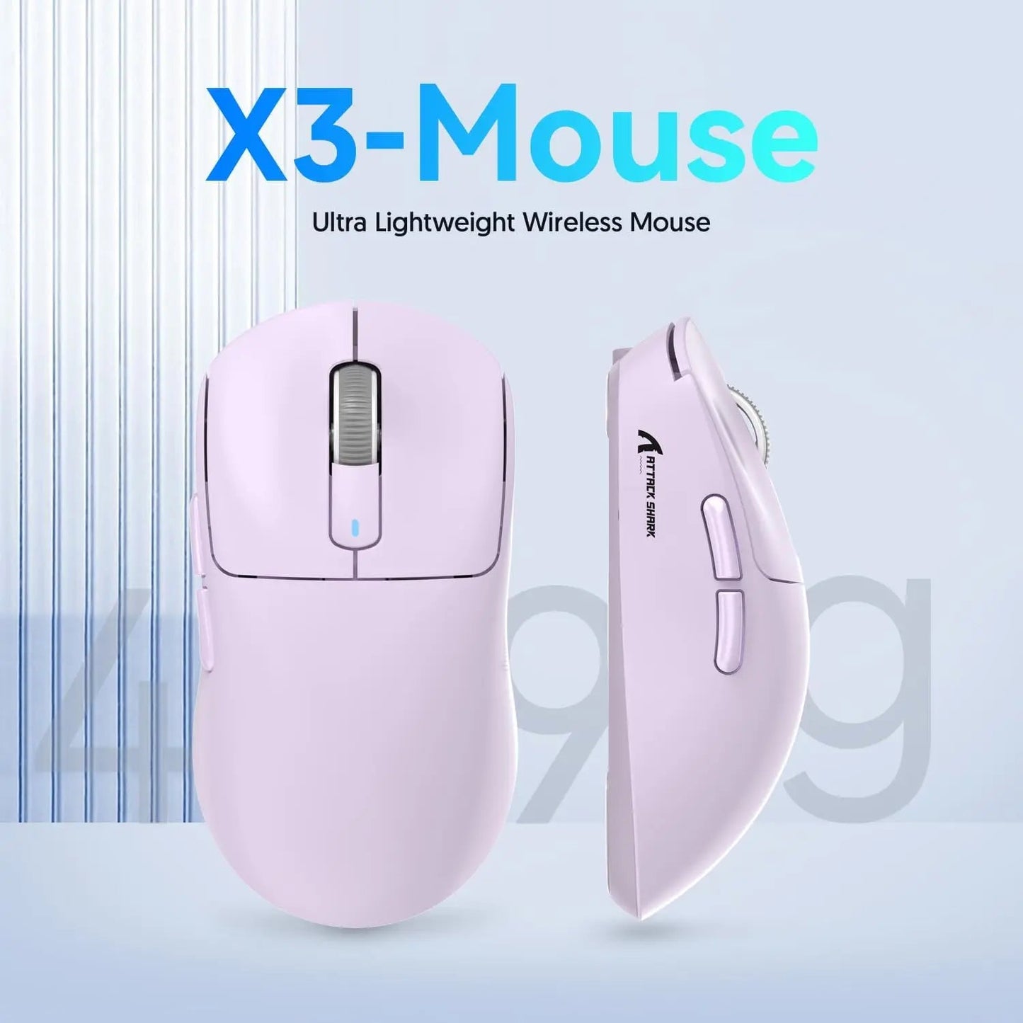 ATTACK SHARK X3 Gaming Mouse - ZYVEXO