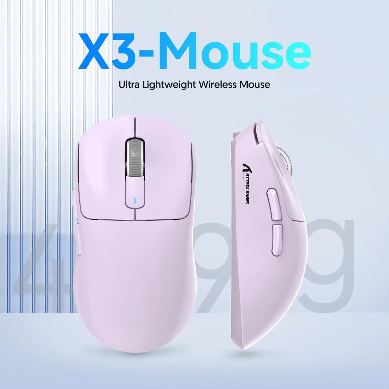 ATTACK SHARK X3 Gaming Mouse - ZYVEXO