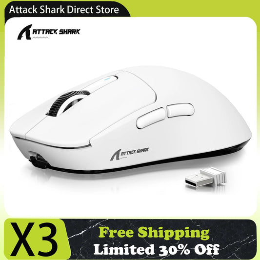 ATTACK SHARK X3 Gaming Mouse - ZYVEXO