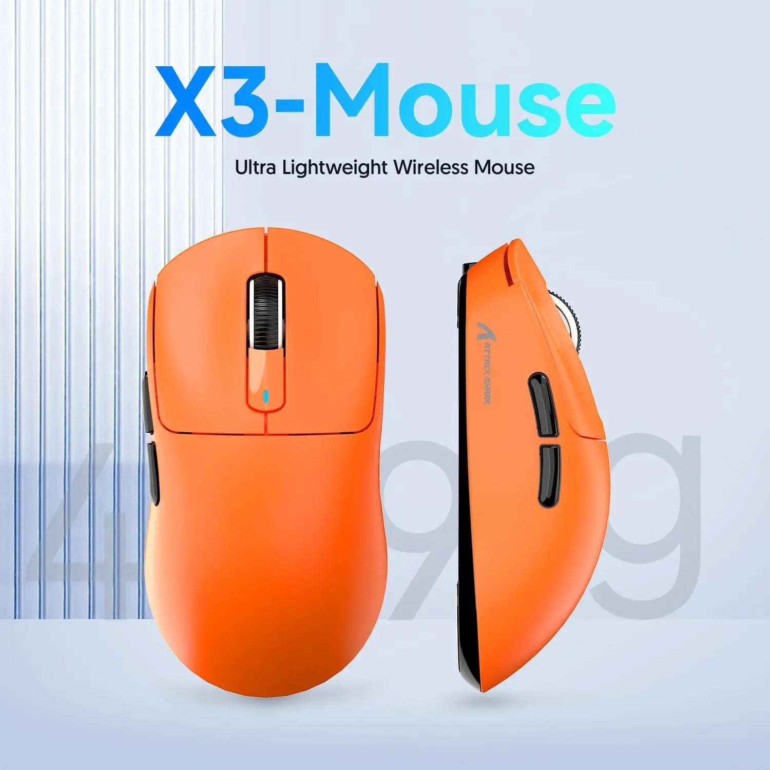ATTACK SHARK X3 Gaming Mouse - ZYVEXO