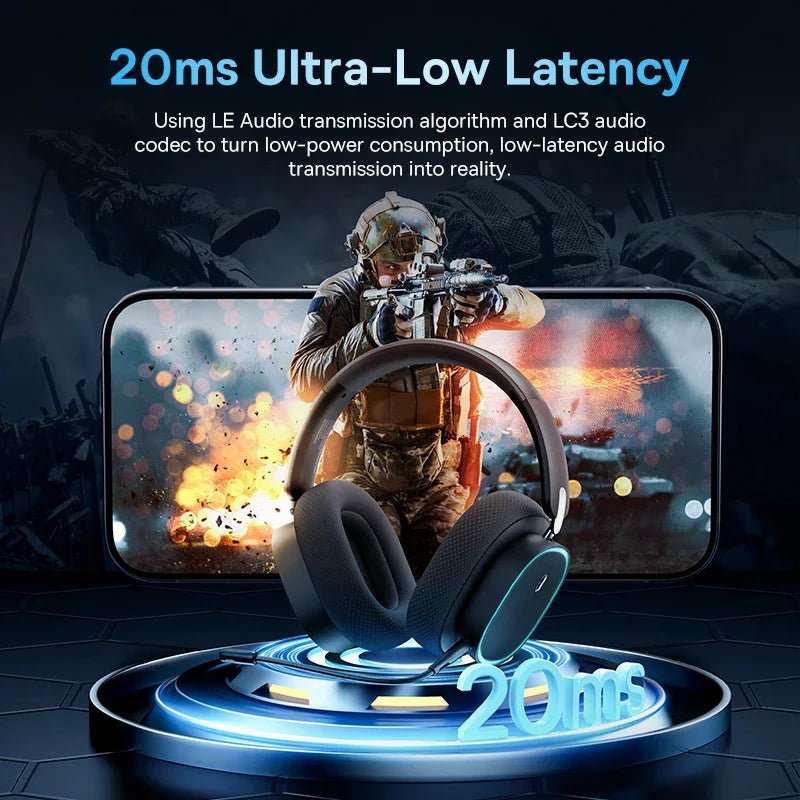 Baseus GH02 Gaming Wireless Headphone with Mic - ZYVEXO