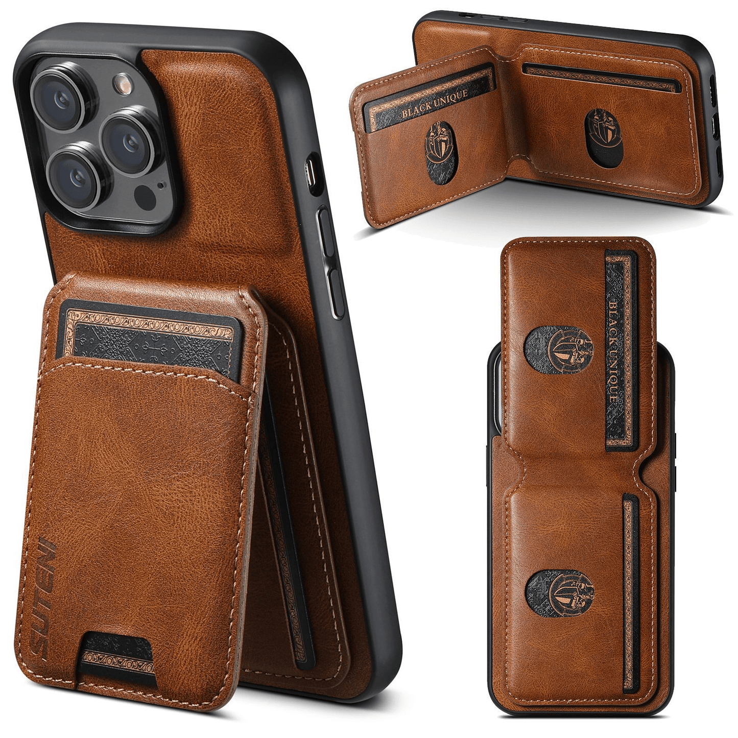leather phone case with card holder