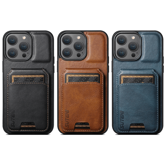 leather phone case with card holder