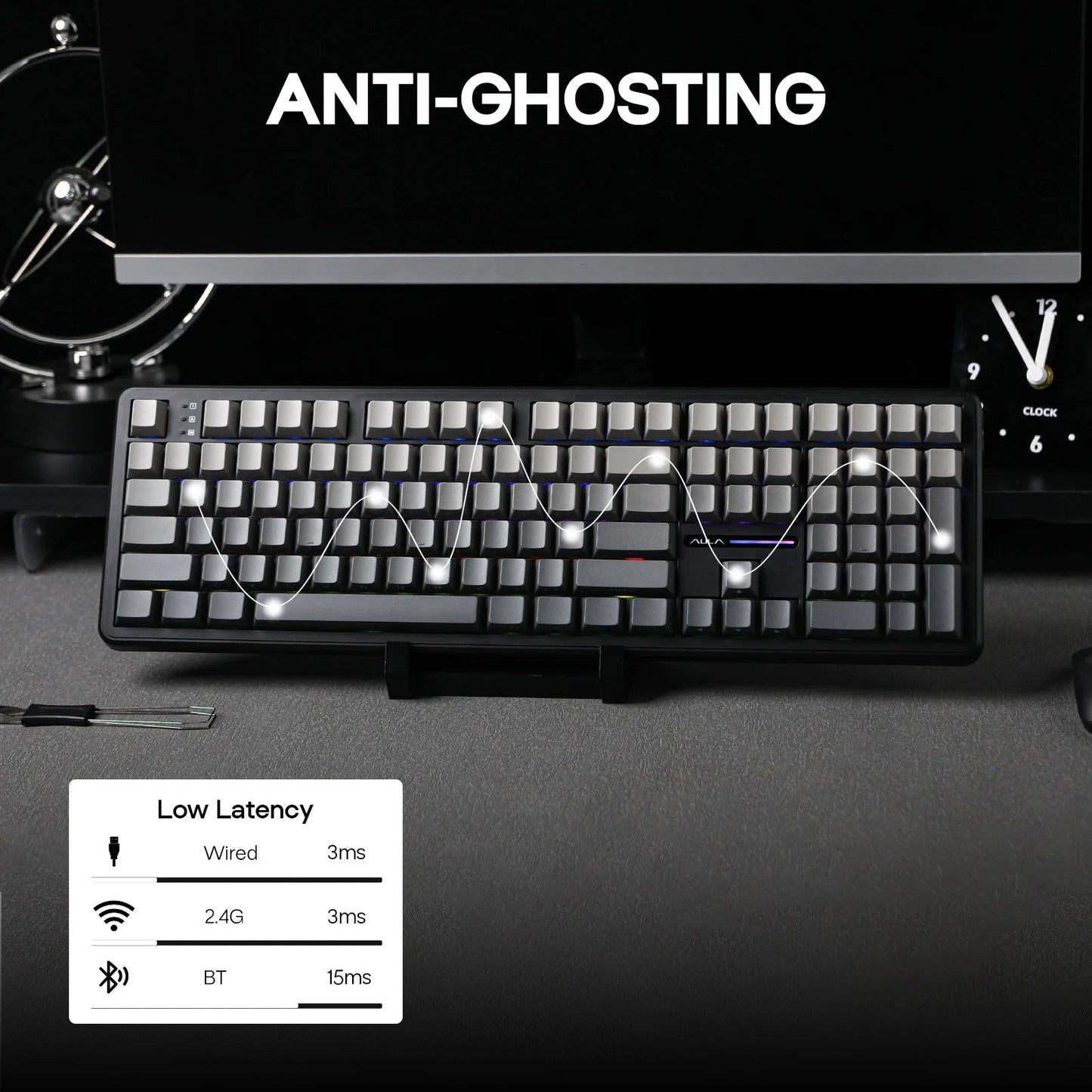 EPOMAKER x AULA F108 100% Wireless Mechanical Keyboard - ZYVEXO