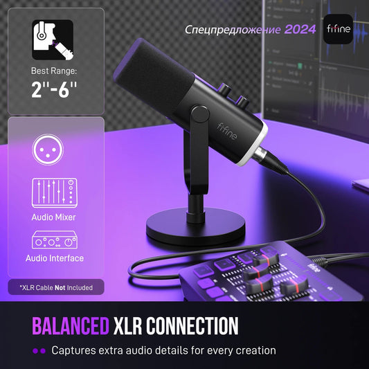 RGB USB XLR Microphone