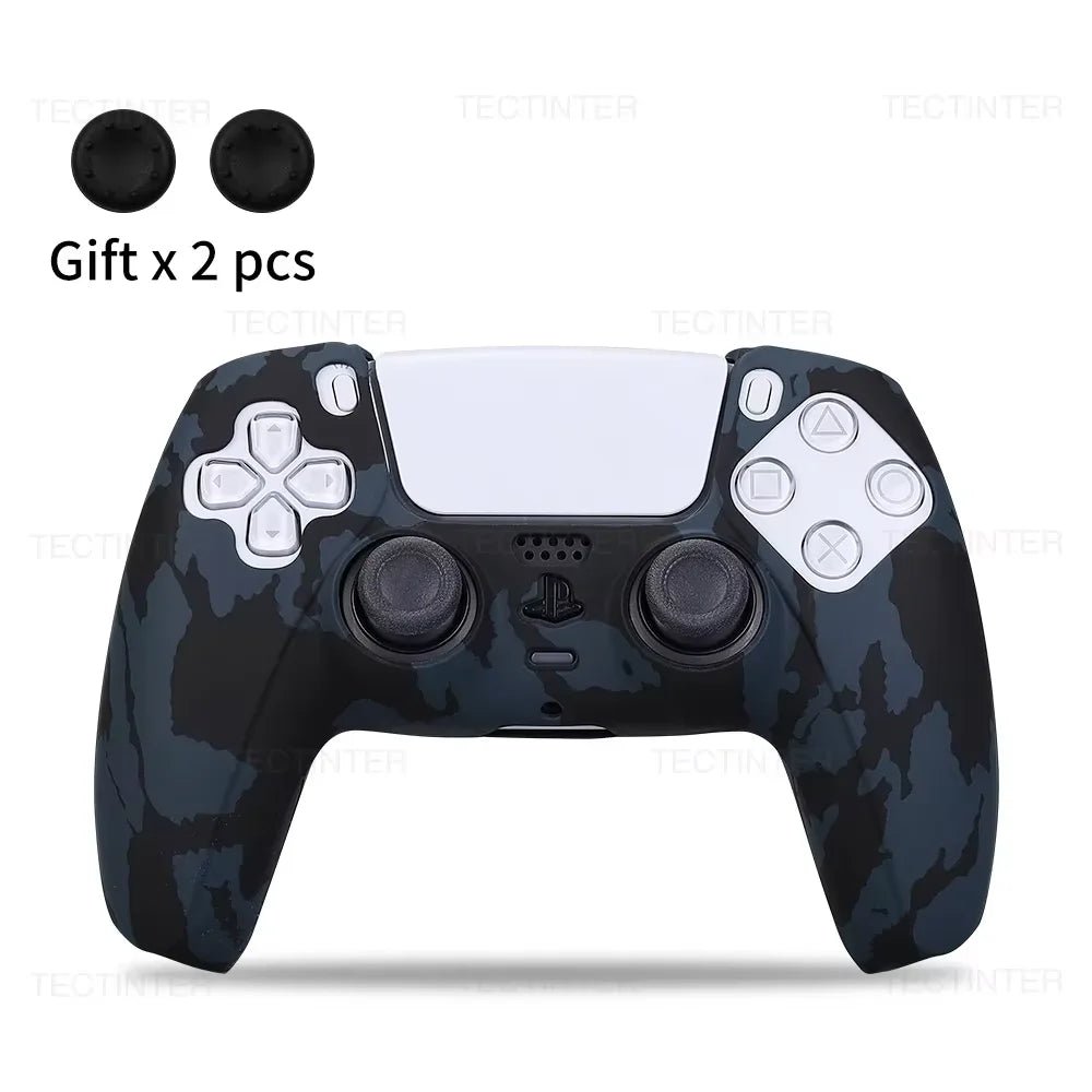 for PS5 Controller Silicone Protective Case Gamepad Rubber Cover Skin Sleeve Protector - ZYVEXO