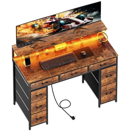 gaming Desk with LED - ZYVEXO