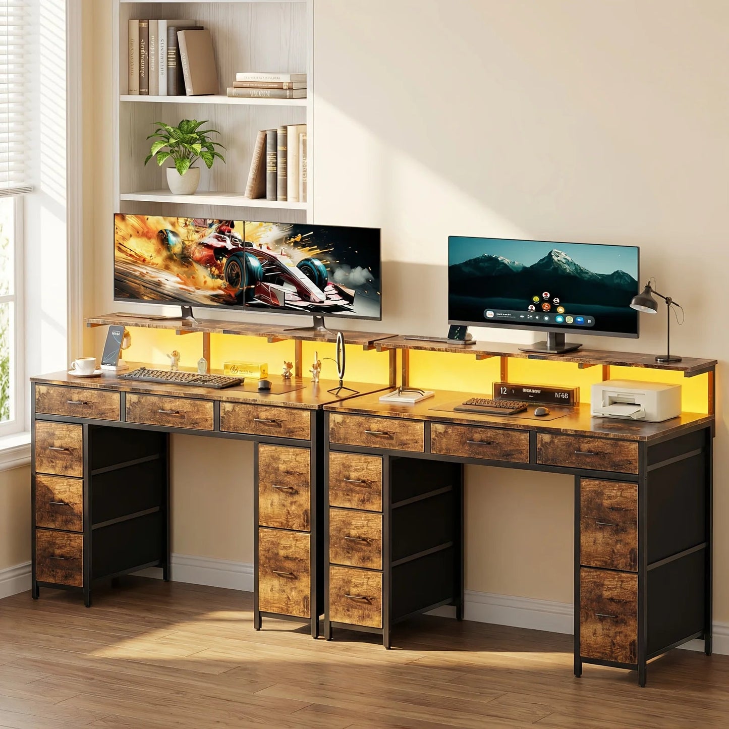 gaming Desk with LED - ZYVEXO