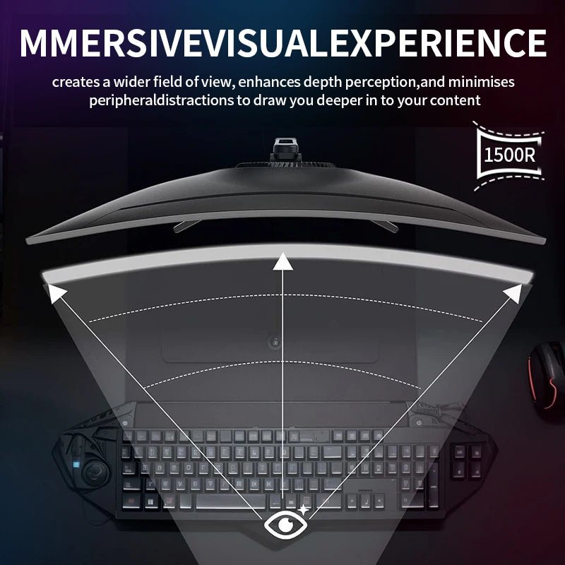 Gawfolk Curved Gaming Monitor 34-inch 165Hz - ZYVEXO