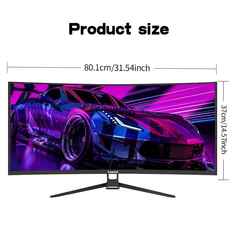 Gawfolk Curved Gaming Monitor 34-inch 165Hz - ZYVEXO