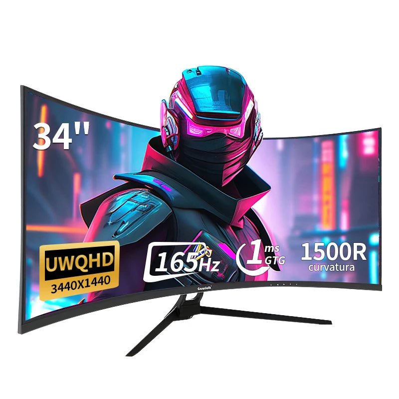 Gawfolk Curved Gaming Monitor 34-inch 165Hz - ZYVEXO