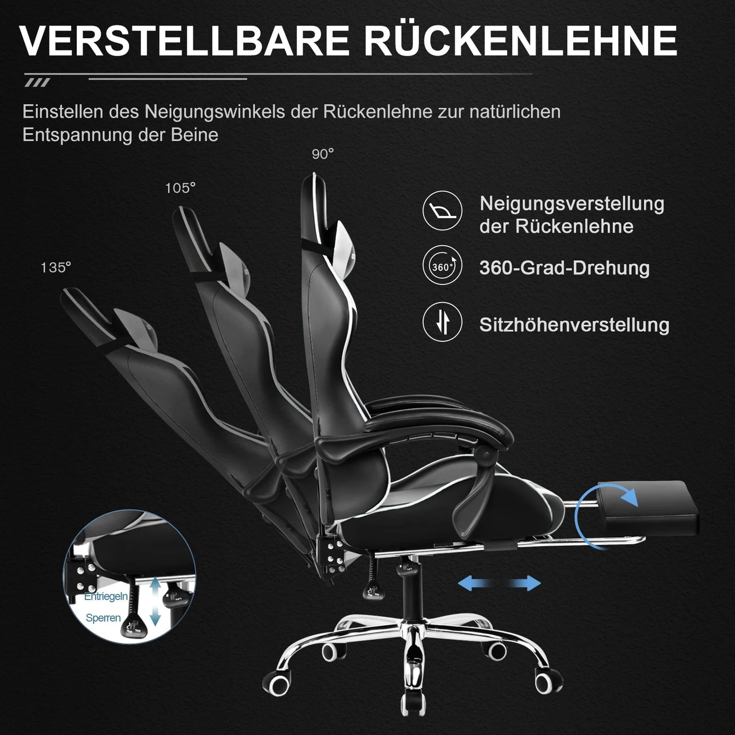 GTPLAYER Gaming chair - ZYVEXO