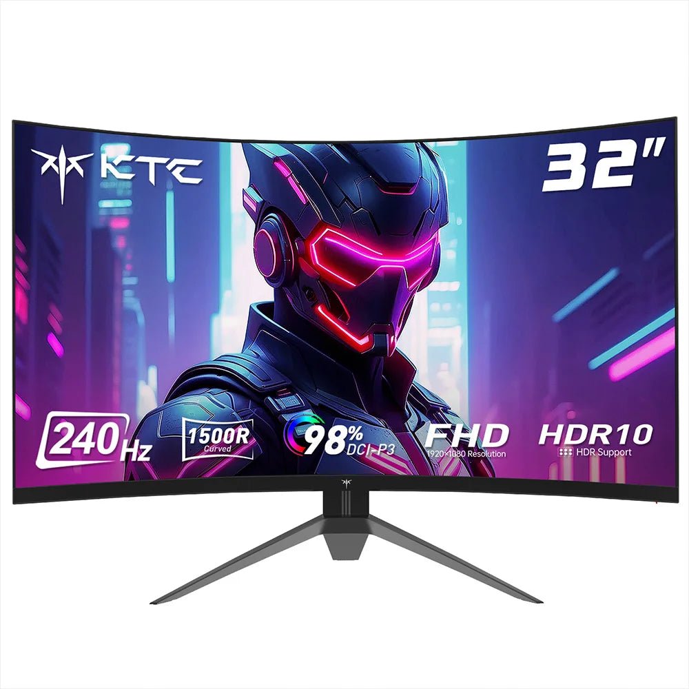KTC H32S17F 32” Curved Gaming Monitor (240Hz) - ZYVEXO