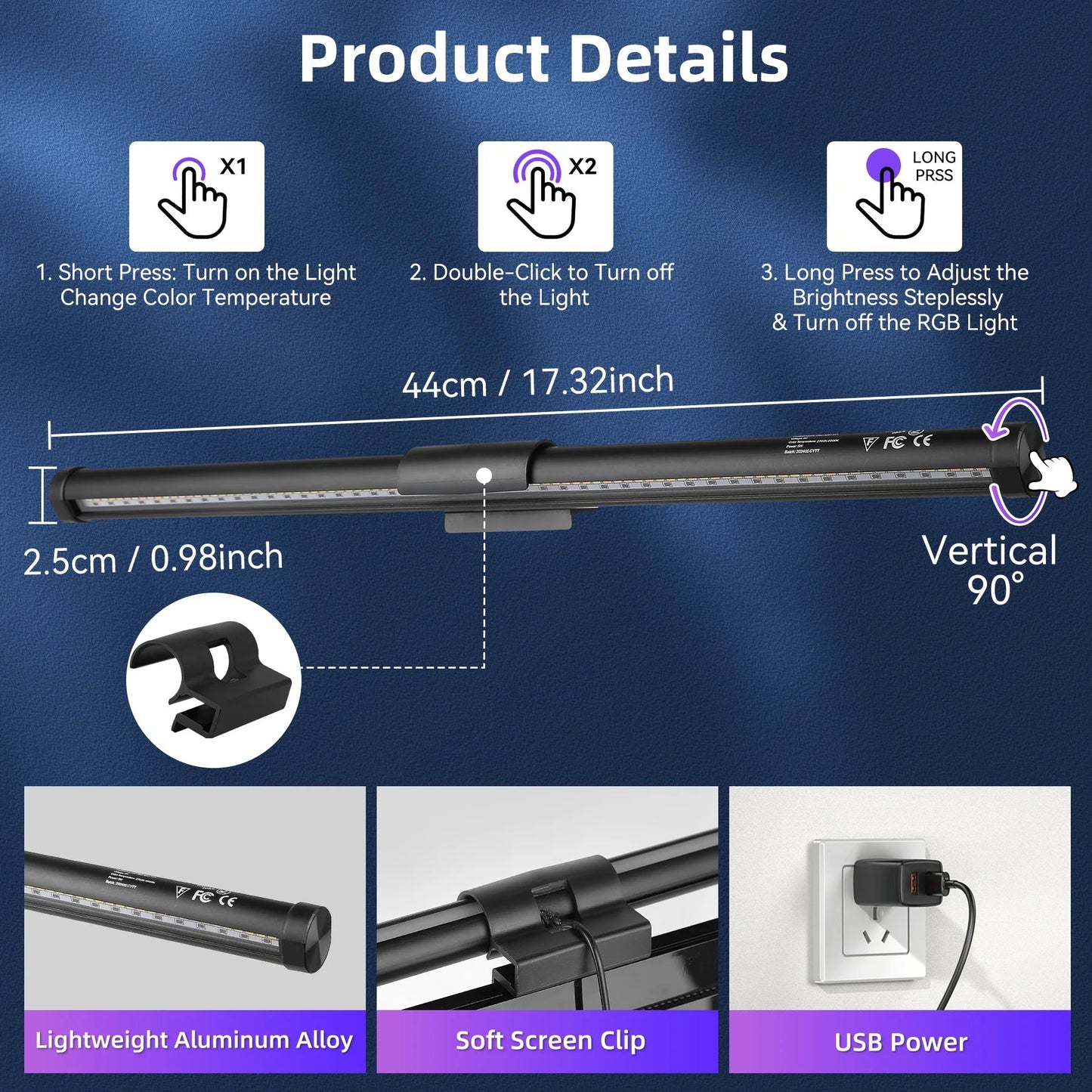 LED Monitor Light Bar - ZYVEXO