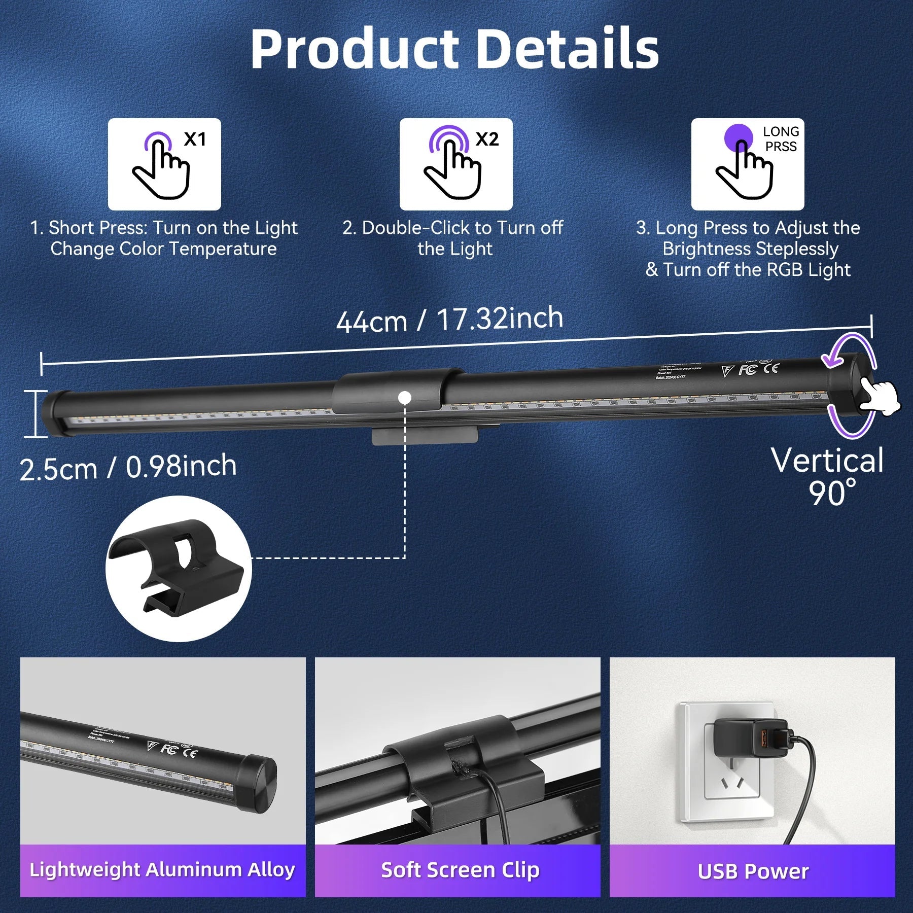 LED Monitor Light Bar - ZYVEXO