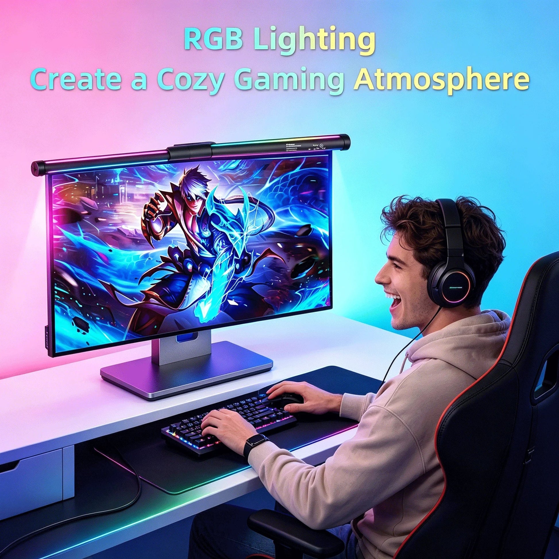 LED Monitor Light Bar - ZYVEXO