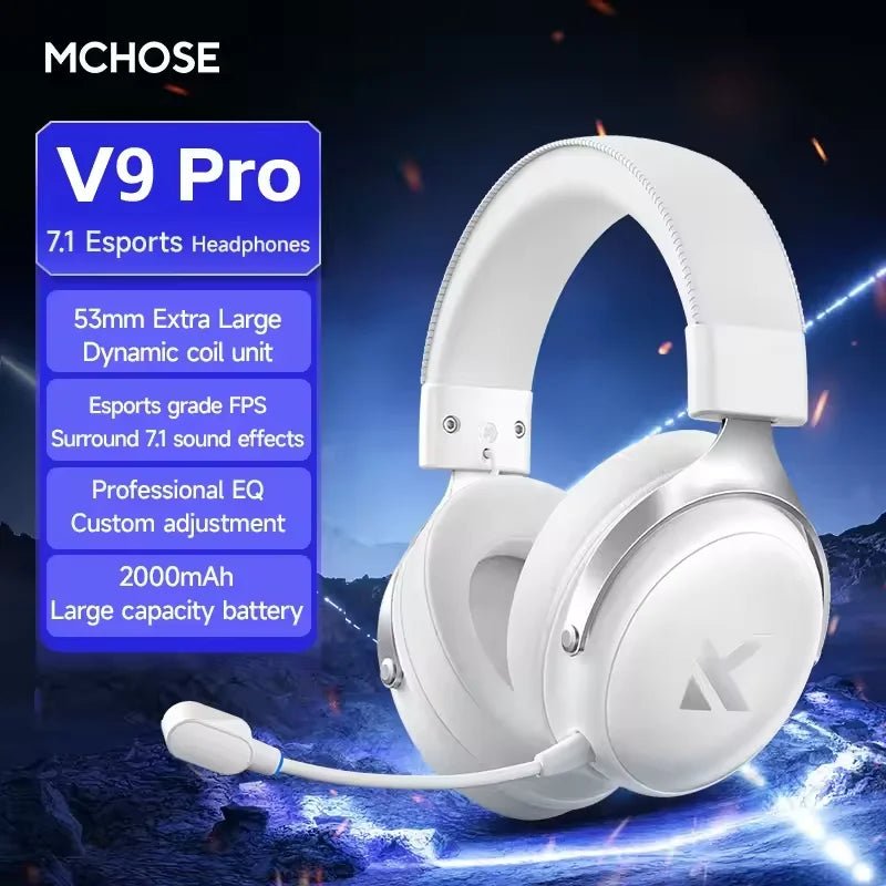 MCHOSE V9 PRO Wireless Gaming Headset - ZYVEXO