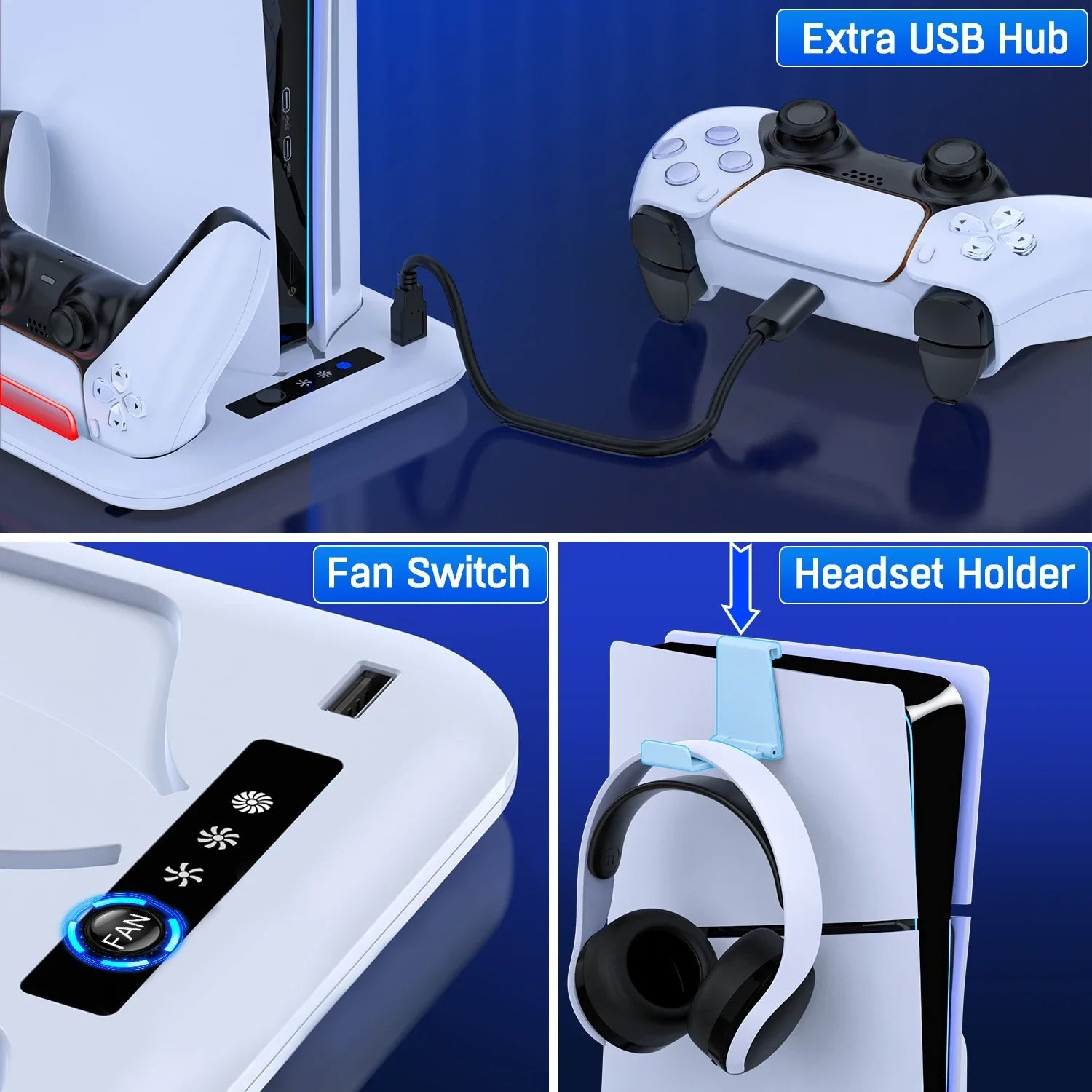 PS5 Slim Cooling Stand