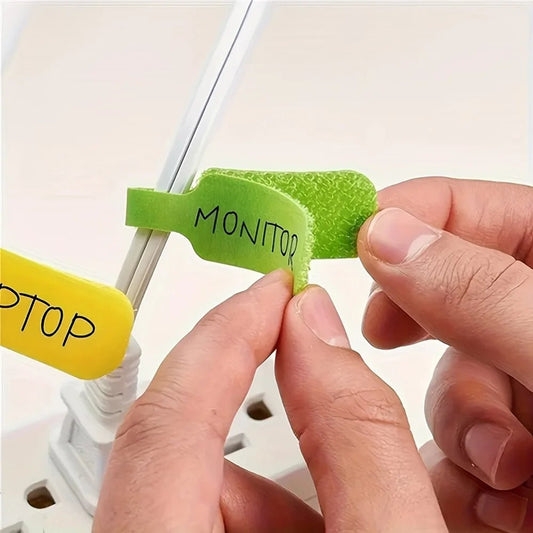 Reusable Waterproof Cable Labels Color-Coded Organizer Straps - ZYVEXO