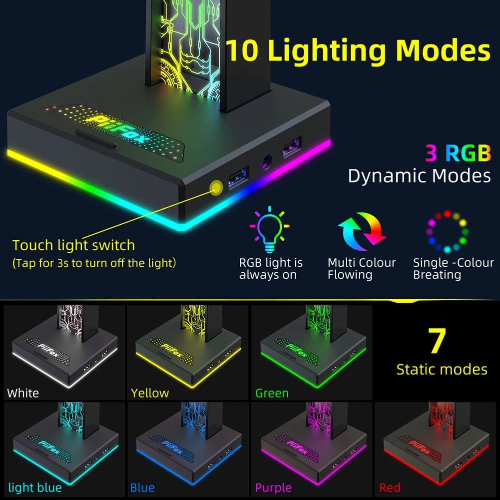 RGB Headphone Stand