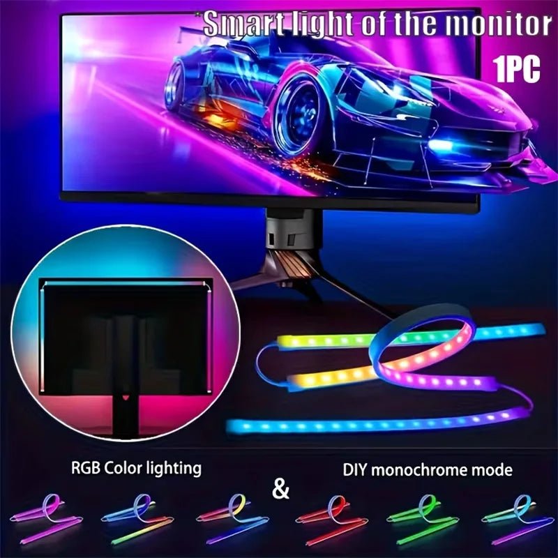 RGB Gaming Lights Strip Monitor Backlight - ZYVEXO