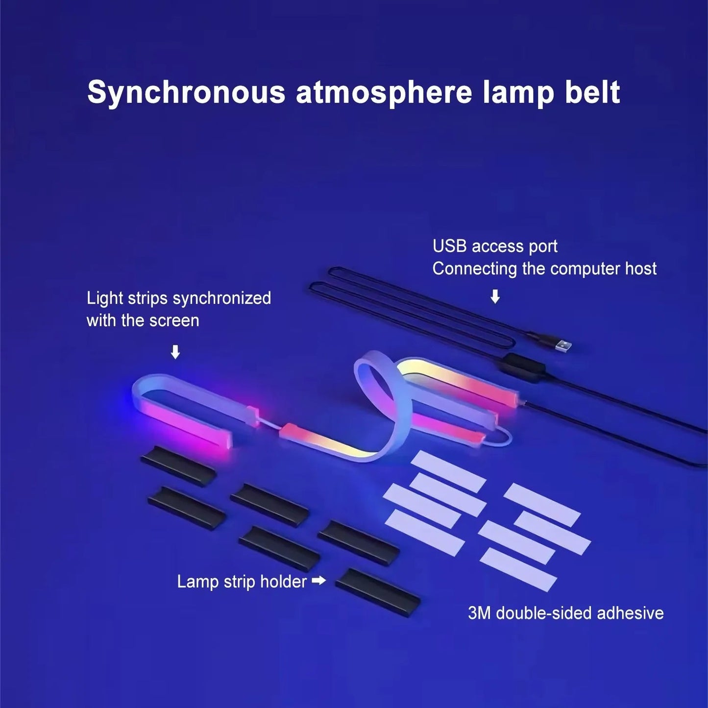 RGB Gaming Lights Strip Monitor Backlight - ZYVEXO