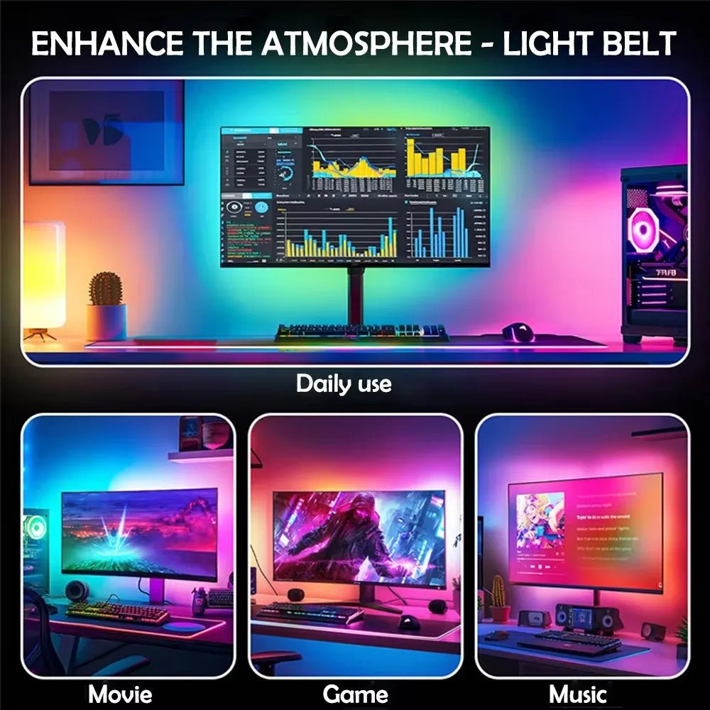 RGB Gaming Lights Strip Monitor Backlight - ZYVEXO
