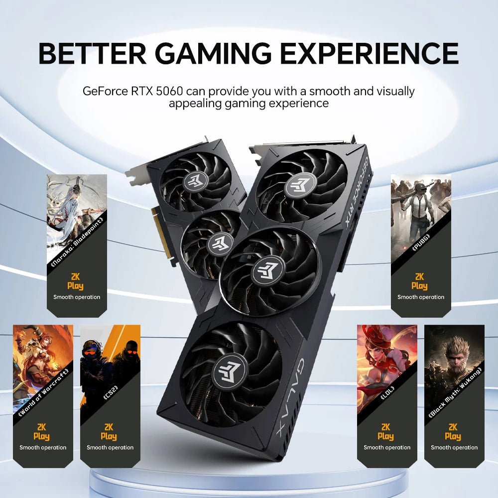 RSION Gaming PC AMD R5 5600 CPU RTX5060 32G RAM 1TB SSD - ZYVEXO