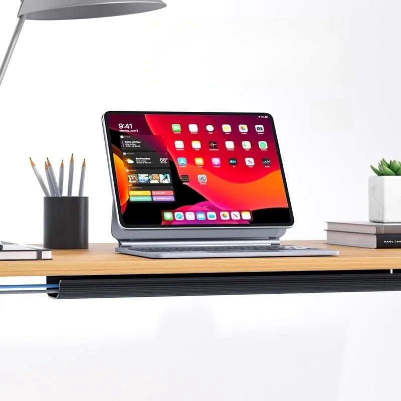 Self adhesive Under Desk Cable Management - ZYVEXO