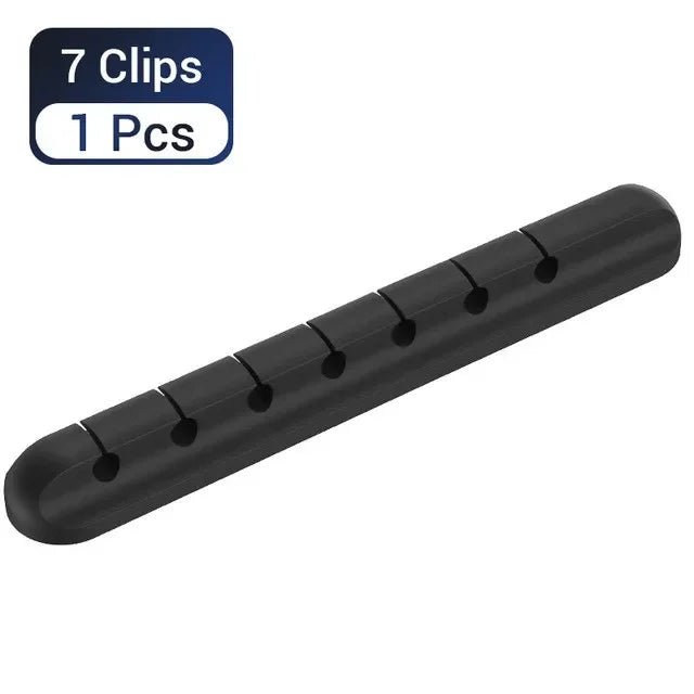 Silicone USB Cable Organizer USB Charging Cable Winder Desktop - ZYVEXO