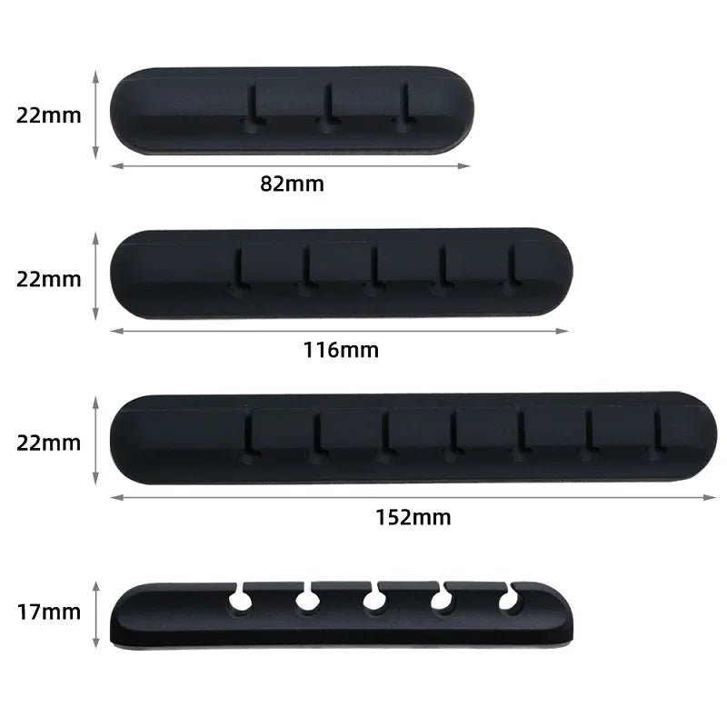 Silicone USB Cable Organizer USB Charging Cable Winder Desktop - ZYVEXO