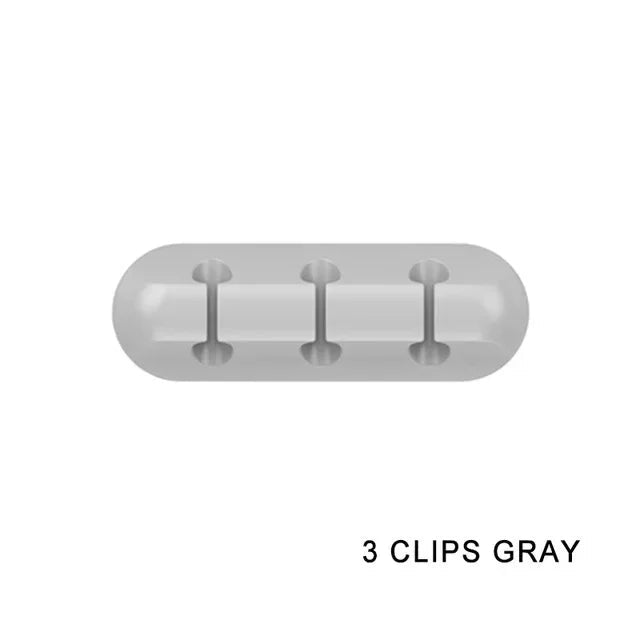 Silicone USB Cable Organizer USB Charging Cable Winder Desktop - ZYVEXO