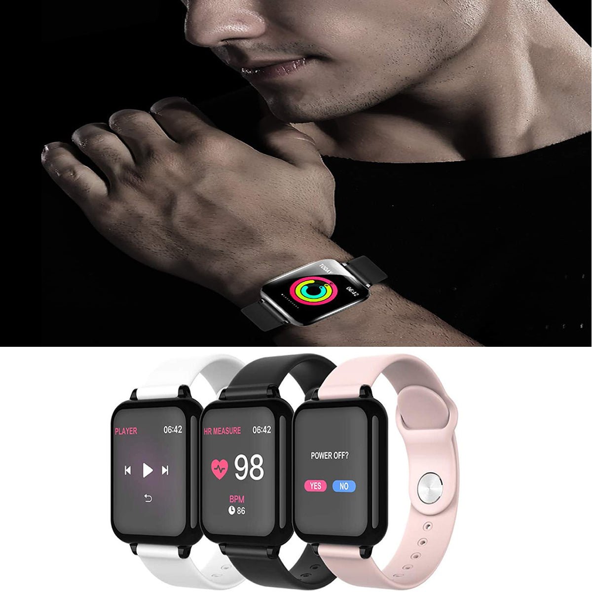 Smart Fit Total Wellness And Sports Activity Watch - ZYVEXO